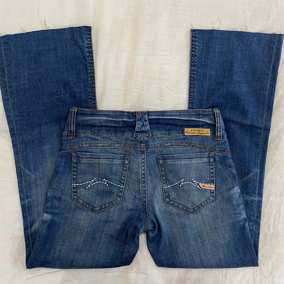 Parasuco Denim Legend Low Rise Bootcut Jeans in Blue Dark Wash - Picture 2 of 8